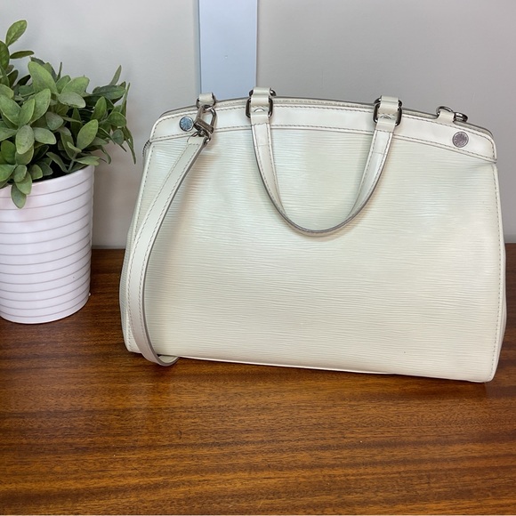 Louis Vuitton Handbags - Louis Vuitton Brea MM Epi Ivory Satchel
